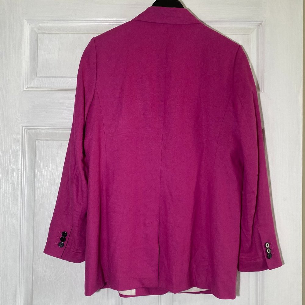 BANANA REPUBLIC Boyfriend-Fit Linen-Blend Blazer - Picture 6 of 9